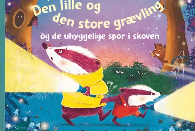 Den store og den lille grævling og de uhyggelige spor i skoven