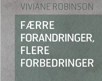 Færre forandringer, flere forbedringer